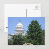 バルトルディ公園からのアメリカ合衆国議会議事堂 ポストカード (正面/裏面)