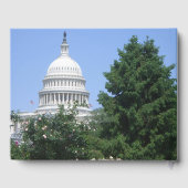 バルトルディ公園から見たアメリカ国会議事堂 ゲストブック (裏面)