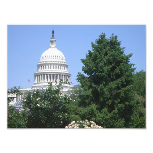 バルトルディ公園から見たアメリカ国会議事堂 フォトプリント (正面)