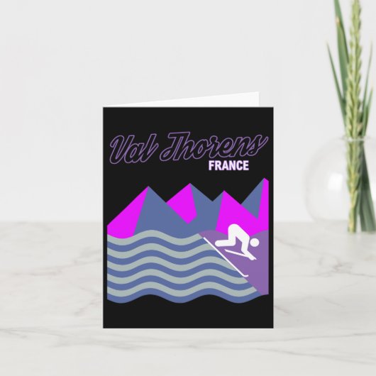 バルトレンアルプフランスのスフランススキーリゾートスノーボア カード (正面)