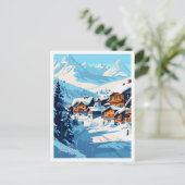 バルトレンスフランストラベルヴィンテージイラストレーション ポストカード (スタンド正面)