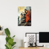 バルトロメエステバン・ムリロキリストのバプテスマ ポスター (ホームオフィス)