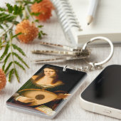 バルトロメオヴェネトレディ遊ズルートポートレートアート キーホルダー (正面右)