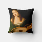 バルトロメオヴェネトレディ遊ズルートポートレートアート クッション (正面)