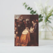 バルトロメオ・ムリーリョ - 東方三博士の礼拝 ポストカード (スタンド正面)