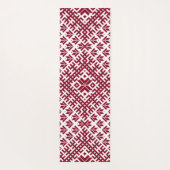 バルト伝統的ライバル模様 ヨガマット (裏面)