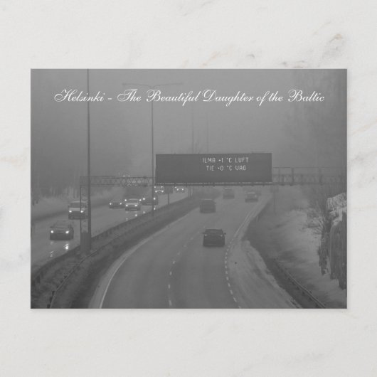 バルト様式のはがきの娘ヘルシンキ ポストカード (正面)