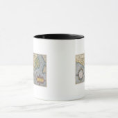 バルト海のオランダの貿易地図 マグカップ (中央)