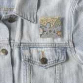 バルト海のオランダの貿易地図 缶バッジ (インサイチュ)