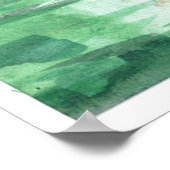 バルト海の夏の夕日 ポスター (角)