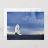 バルト海の帆船 ポストカード (正面/裏面)