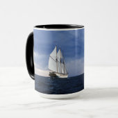 バルト海の帆船 マグカップ (正面左)