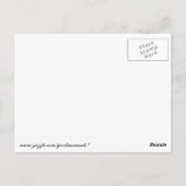 バルト海の美しい夕日フォトポストカード ポストカード (裏面)