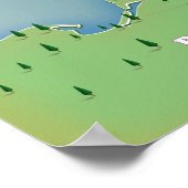 バルト海地図 ポスター (角)