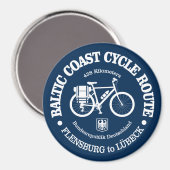 バルト海岸サイクルルート(サイクリング) マグネット (正面/裏面)