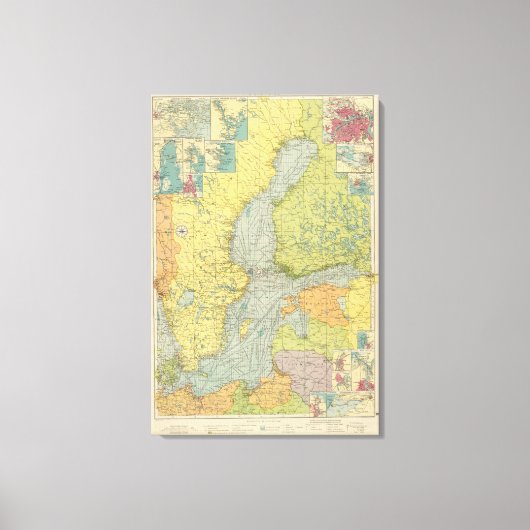 バルト海 キャンバスプリント (正面)