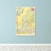 バルト海 キャンバスプリント (インサイチュ (ウッドフロア))