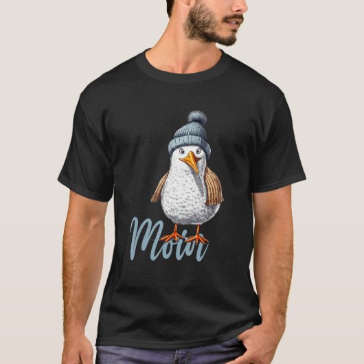 バルト海 北海 カモメ 海 帆走 水 ビーチ Tシャツ (正面)