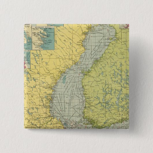 バルト海 缶バッジ (正面)