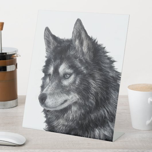 バルト犬 台座サイン (インサイチュ)