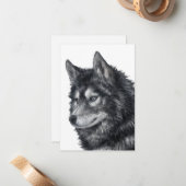 バルト・ドッグ・アート ノートカード (正面/裏面インサイチュ)