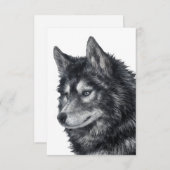 バルト・ドッグ・アート ノートカード (正面/裏面)