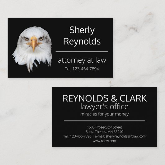 バルドイーグルのカスタマイズが楽しい 名刺 (正面/裏面)