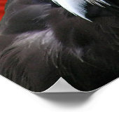 バルドイーグルアメリカ国旗のプリント ポスター (角)