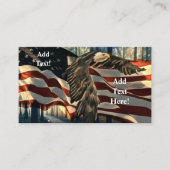 バルドイーグルアメリカ国旗の国道紹介車 紹介カード (正面)