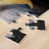 バルドイーグルブルースカイファミリークワイエットおもしろい ジグソーパズル (側面)