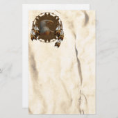 バルドイーグルマンダラ先住民アメリカ文房具 便箋 (正面/裏面)