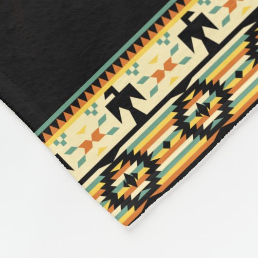 バルドイーグル先住民アメリカンプライドソフト フリースブランケット (角)