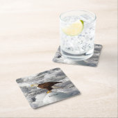 バルドイーグル紙コースター スクエアペーパーコースター (インサイチュ)