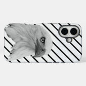 バルドイーグル顔絵を描油、 Case-Mate iPhoneケース (裏面 (横))