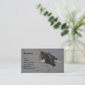 バルドイーグル魚釣り野生生物の名刺 名刺 (スタンド正面)