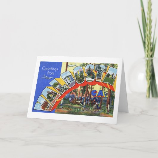 バルドスタグルジアからのヴィンテージ カード (正面)