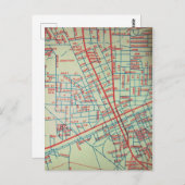 バルドスタ， GAヴィンテージ地図 ポストカード (正面/裏面)