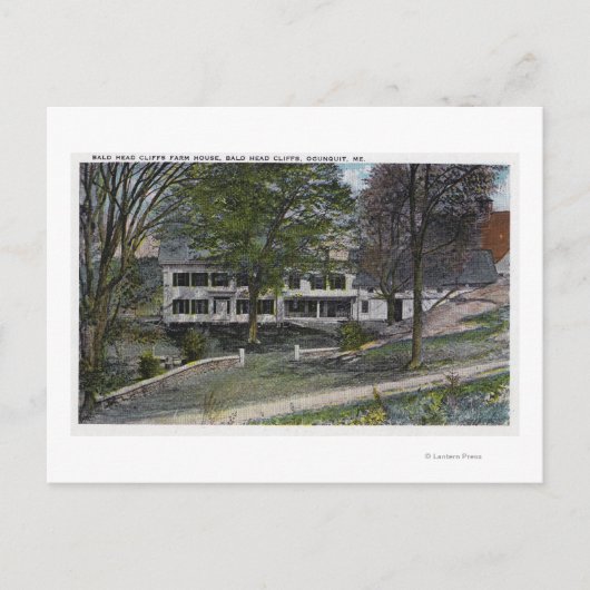 バルドヘッドクリフスファームハウスの外観 ポストカード (正面)