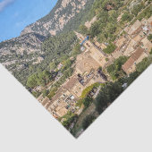 バルドモサの旧村 - スペイン、マヨルカ島 薄葉紙 (詳細)