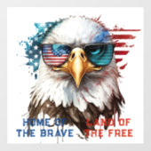 バルドモダンイーグルユニークアメリカ国シンボル ウィンドウサイン (シート)