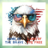 バルドモダンイーグルユニークアメリカ国シンボル ウィンドウサイン (シート3)