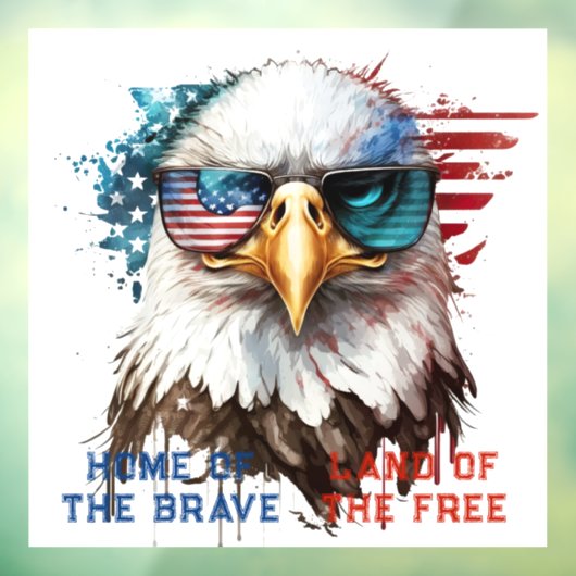 バルドモダンイーグルユニークアメリカ国シンボル ウィンドウサイン (シート3)