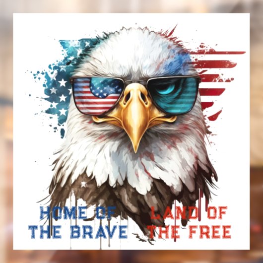 バルドモダンイーグルユニークアメリカ国シンボル ウィンドウサイン (シート2)