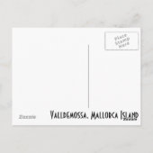 バルドモッサ葉書 ポストカード (裏面)