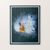 バルド威厳のあるイーグル絵画ジグソーパズル ジグソーパズル (縦)