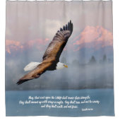 バルド感動的イーグル聖なる書物、 経典バースイザヤ40 シャワーカーテン (正面)