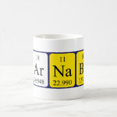 バルナバ定期テーブル名mug コーヒーマグカップ (中央)