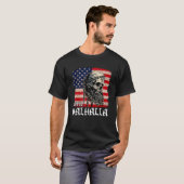 バルハラアメリカンバイキング米国国旗のヴィンテージまで Tシャツ (正面フル)