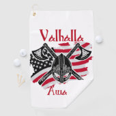 バルハラ・アワits – アメリカ国旗 ゴルフタオル (インサイチュ)