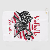 バルハラ・アワits – アメリカ国旗 ゴルフタオル (横)